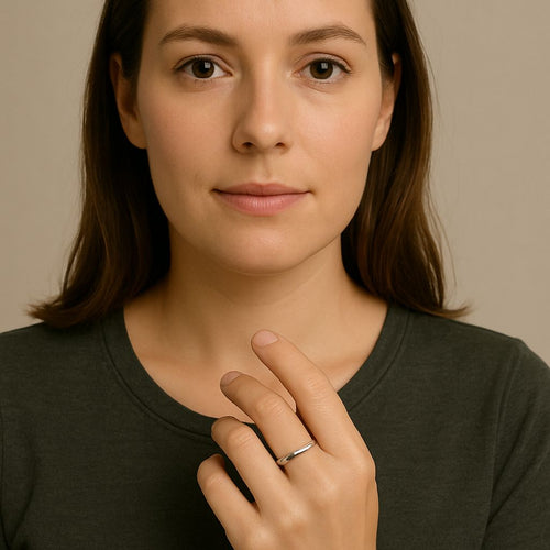 Anello Argento 925 Ondulato