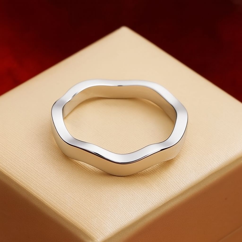 Anello Argento 925 Ondulato